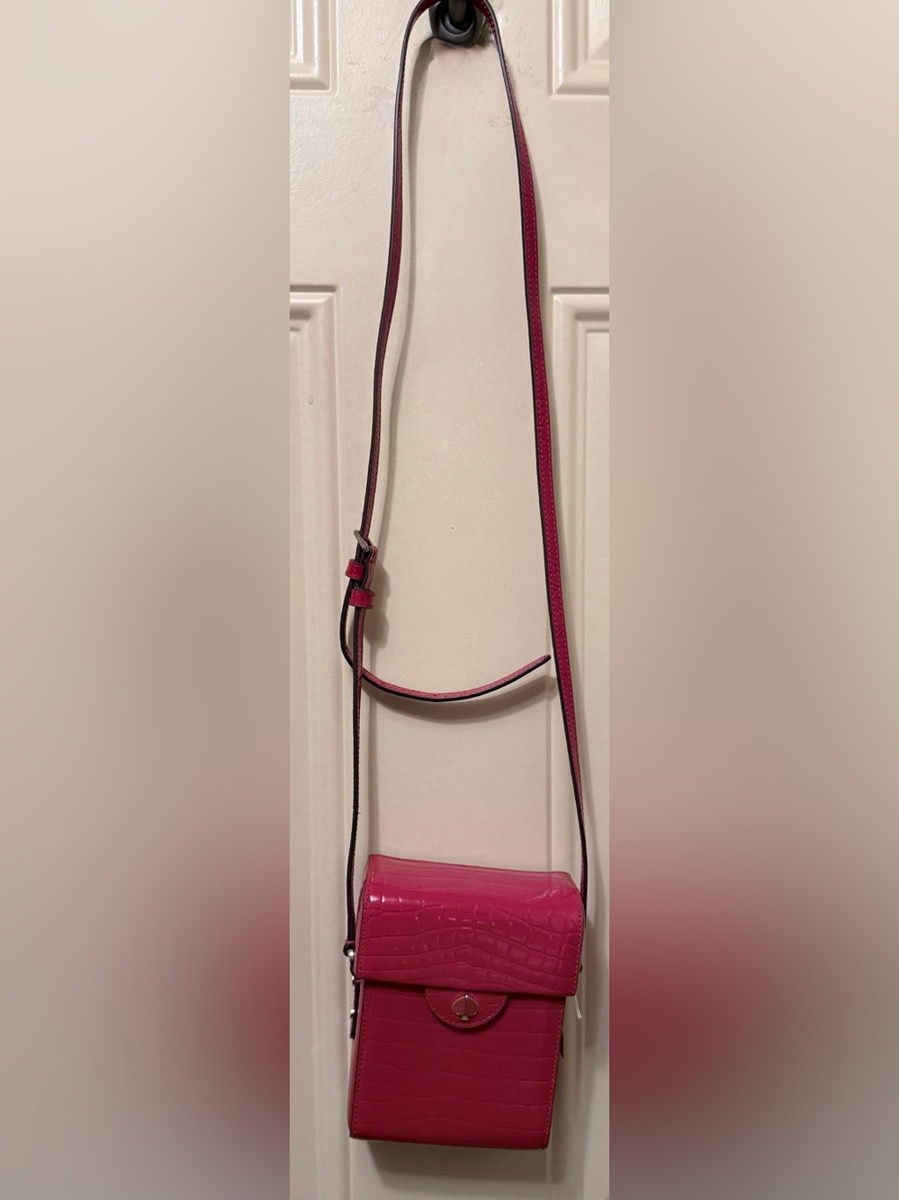 Red Reptile Kate Spade Crossbody Camera Bag